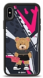 Dafoni Art iPhone X Rock And Roll Teddy Bear Klf