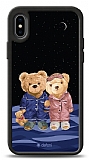 Dafoni Art iPhone X Under The Stars Teddy Bears Kılıf