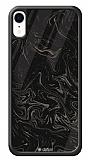 Dafoni Glossy iPhone XR Black Marble Pattern Kılıf