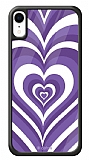 Dafoni Glossy iPhone XR Purple Hearts Kılıf