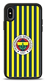 Dafoni Glossy iPhone XS Max Lisanslı Fenerbahçe Çubuklu Logolu Kılıf