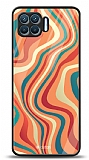 Dafoni Glossy Oppo Reno4 Lite Colorful Waves Kılıf