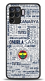 Dafoni Glossy Oppo Reno5 Lite Lisanslı Fenerbahçe Beyaz Tipografi Kılıf