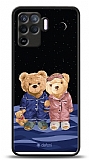 Dafoni Art Oppo Reno5 Lite Under The Stars Teddy Bears Kılıf