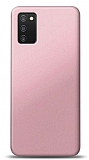 Samsung Galaxy A03s Rose Gold Mat Silikon Kılıf