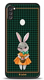 Dafoni Art Samsung Galaxy A11 Lady Rabbit Klf