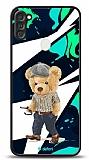 Dafoni Art Samsung Galaxy A11 Thoughtful Teddy Bear Klf