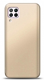 Samsung Galaxy A12 Gold Mat Silikon Kılıf