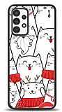 Dafoni Art Samsung Galaxy A13 New Year Cats Kılıf
