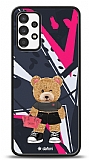 Dafoni Art Samsung Galaxy A13 Rock And Roll Teddy Bear Kılıf