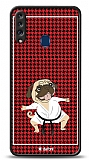 Dafoni Art Samsung Galaxy A20S Karate Fighter Pug Klf