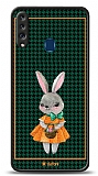 Dafoni Art Samsung Galaxy A20S Lady Rabbit Klf