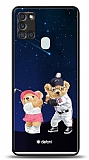 Dafoni Art Samsung Galaxy A21s Sporty Couple Teddy Kılıf