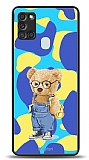 Dafoni Art Samsung Galaxy M21 / M31 / M30s Student Teddy Bear Klf