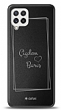 Dafoni Metal Samsung Galaxy A22 4G Frame Çift İsimli Kişiye Özel Kılıf