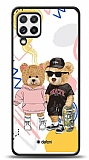 Dafoni Art Samsung Galaxy A22 4G Fun Couple Teddy Klf