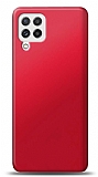 Samsung Galaxy A22 4G Kırmızı Mat Silikon Kılıf