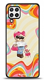 Dafoni Art Samsung Galaxy A22 4G Pinky Bear Klf