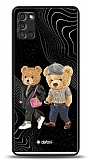 Dafoni Art Samsung Galaxy A31 Compatible Couple Teddy Klf