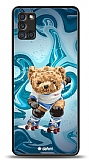 Dafoni Art Samsung Galaxy A31 Skating Teddy Bear Klf