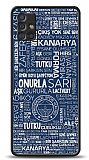 Dafoni Glossy Samsung Galaxy A51 Lisanslı Fenerbahçe Mavi Tipografi Kılıf