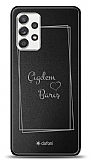 Dafoni Metal Samsung Galaxy A52 5G Frame Çift İsimli Kişiye Özel Kılıf