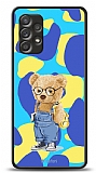 Dafoni Art Samsung Galaxy A52 Student Teddy Bear Klf