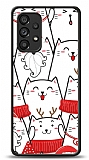 Dafoni Art Samsung Galaxy A53 5G New Year Cats Kılıf