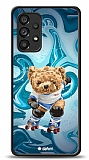Dafoni Art Samsung Galaxy A53 5G Skating Teddy Bear Kılıf