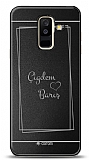 Dafoni Metal Samsung Galaxy A6 Plus 2018 Frame Çift İsimli Kişiye Özel Kılıf