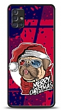 Dafoni Art Samsung Galaxy A71 Christmas Pug Klf