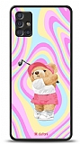 Dafoni Art Samsung Galaxy A71 Tennis Girl Bear Klf
