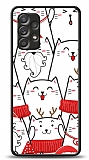 Dafoni Art Samsung Galaxy A72 New Year Cats Kılıf