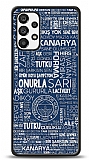 Dafoni Glossy Samsung Galaxy A73 Lisanslı Fenerbahçe Mavi Tipografi Kılıf