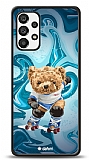 Dafoni Art Samsung Galaxy A73 Skating Teddy Bear Kılıf
