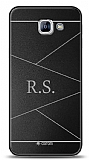 Dafoni Metal Samsung Galaxy A8 2016 Geometrik Çift Harf Kişiye Özel Kılıf