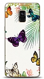 Samsung Galaxy A8 Plus 2018 Tropical Butterfly Resimli Kılıf