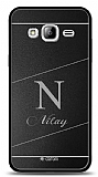 Dafoni Metal Samsung Galaxy J3 Linear Tek Harf İsimli Kişiye Özel Kılıf