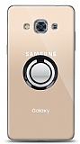 Samsung Galaxy J3 Pro Siyah Tutuculu Şeffaf Kılıf