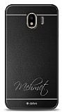 Dafoni Metal Samsung Galaxy J4 El Yazısı İsimli Kişiye Özel Kılıf