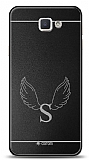 Dafoni Metal Samsung Galaxy J7 Prime / J7 Prime 2 Angel Wing Tek Harf Kişiye Özel Kılıf