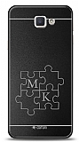 Dafoni Metal Samsung Galaxy J7 Prime / J7 Prime 2 Çift Harf Puzzle Kişiye Özel Kılıf
