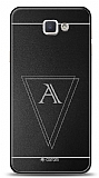 Dafoni Metal Samsung Galaxy J7 Prime / J7 Prime 2 Geometrik Tek Harf Kişiye Özel Kılıf