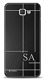 Dafoni Metal Samsung Galaxy J7 Prime / J7 Prime 2 Linear Çift Harf Kişiye Özel Kılıf