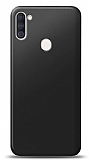 Samsung Galaxy M11 Siyah Mat Silikon Klf