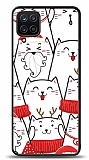 Dafoni Art Samsung Galaxy M12 New Year Cats Klf