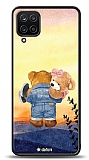 Dafoni Art Samsung Galaxy M12 Sunset Teddy Bears Klf
