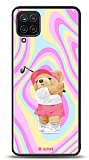 Dafoni Art Samsung Galaxy M12 Tennis Girl Bear Klf