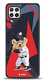 Dafoni Art Samsung Galaxy M22 Baseball Bear Klf