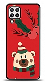 Dafoni Art Samsung Galaxy M22 Christmas Bear Kılıf